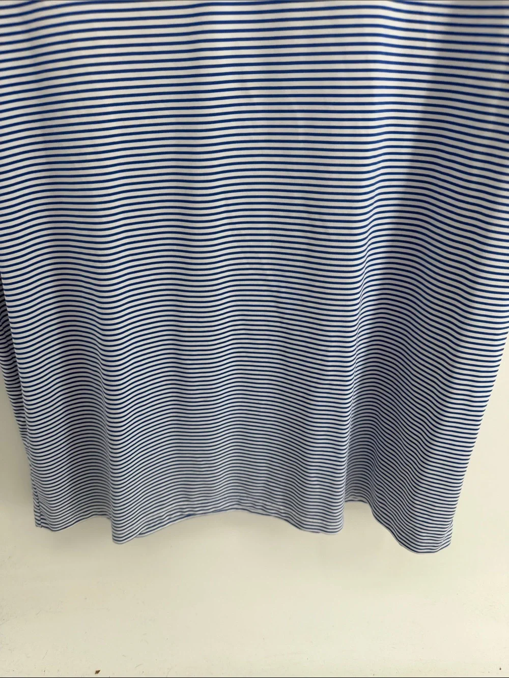 Nike Dri-fit Golf striped performance outdoor athletic athleisure polo shirt XL